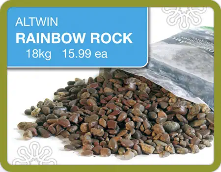 Bagged - Rainbow Landscape Rock