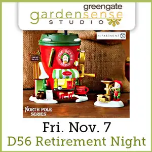 Department 56 Retirement Night 