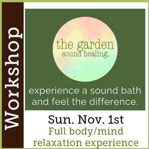Sound Healing workshop at greengate